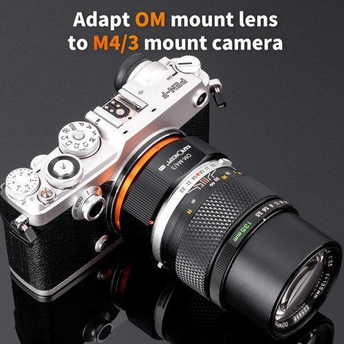 K&F Concept Lens Adapter Pro for Olympus OM Mount Lens to Micro 4/3 Camera GH1 - Picture 5 of 12