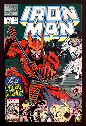 Iron Man #281 1st War Machine Armor Appearance Marvel Comics 1992
