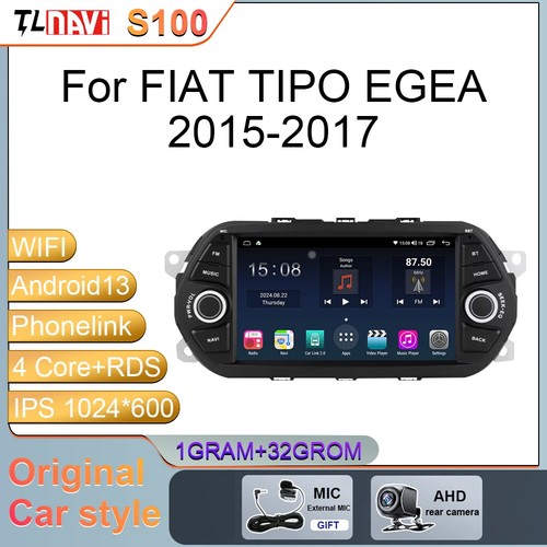 7“ Screen For Fiat Tipo Egea 2015-2017 GPS Carplay Car Radio Multimedia Player - Picture 30 of 39