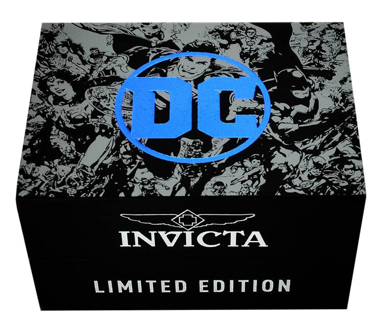 Custodia Orologio Invicta DC Comics – Limited Edition, Porta 1 Orologio, Plastica Nera - Foto 1