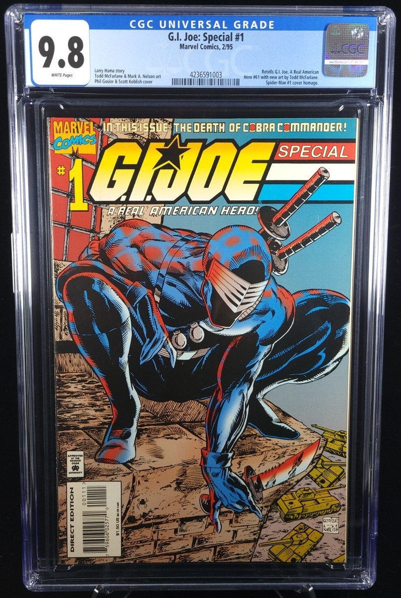 G.I. JOE: SPECIAL #1 (Todd McFarlane art) CGC 9.8 NM/MT Marvel
