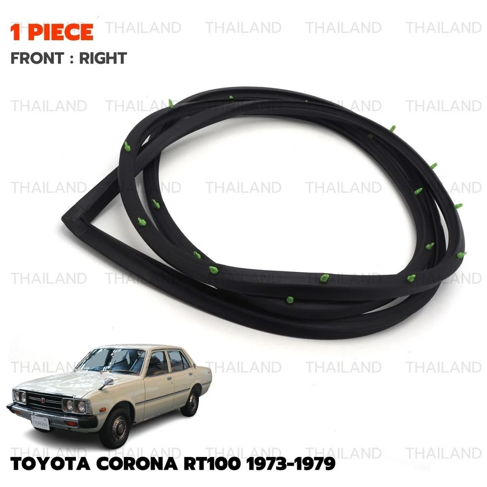 For Toyota Corona T100 RT105 1973 - 79 Weatherstrip Door Rubber Front Rh Seal - Изображение 4 из 4