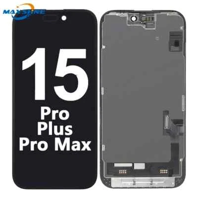 MOBILE GURU Display für iPhone 15 PRO MAX Incell Bildschirm HD LCD 3D Touch Screen Oled
