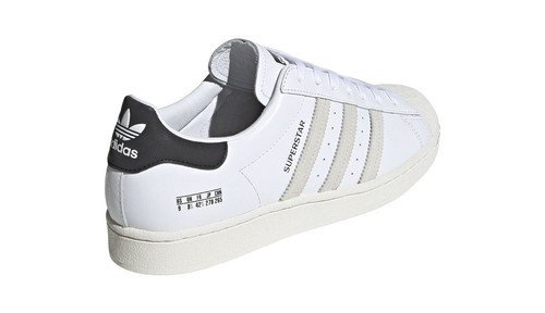 adidas Originals Superstar Leather Trainers - UK 4, 5 & 6 - White/Black (FV2808) - Picture 4 of 8