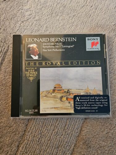 Leonard Berstein Shostakovich Symphony No 7 The Royal Edition Sony 1993 NM