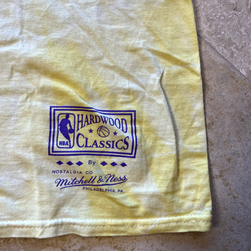LA Los Angeles Lakers T-Shirt Uomo Medium Mitchell & Ness Hardwood Classics - Foto 3 di 7