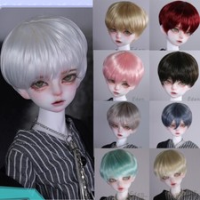 Dolls Short Hair Wig for 1/3 1/4 1/6 BJD Doll Boy Uncle Man Male DIY Wigs Toys