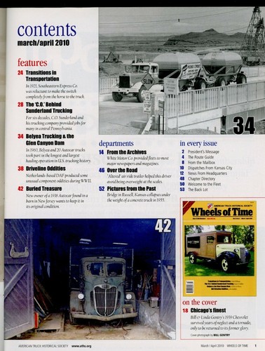 WHEELS OF TIME MAR/APR 2010 Transitions, Sunderland Trucking, Glen Canyon Dam - Imagen 2 de 2