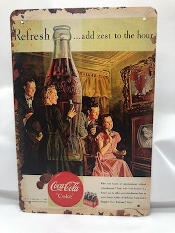 Coca Cola Classic Vintage Retro Blechschilder Wanddekor Pub Poster Club Taverne Shop - Bild 49 von 76