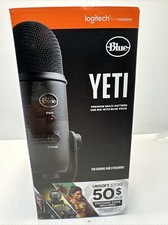 Blue Microphones Blackout Yeti USB Microphone with Ubisoft Discount Code - Black