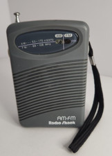 Portable Pocket Radio Radio Shack AM FM Model 12-735 Grey Vintage Tested Working