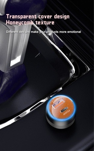 48W Alimentation Voiture Chargeur USB Type C Rapide Pour Samsung S24 Fe S23 S22 - Photo 7 sur 16