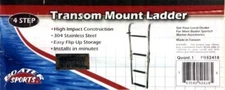 Boater Sports 4-Step Transom Mount Ladder 5-52418