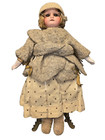 Antique Armand Marseille Mabel German Ceramic Bisque Head Doll Original Outfits