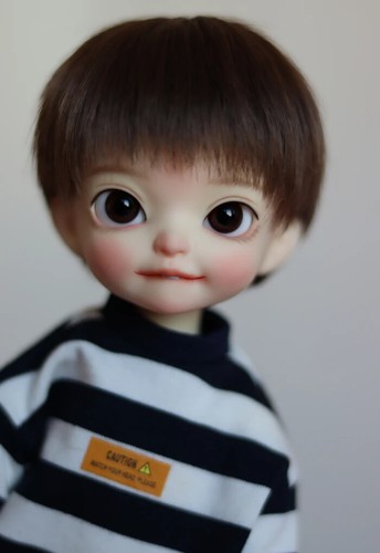Muñeca 1/6 BJD bola de resina cuerpo articulado ojos de niño cara arriba humano/conejo/cabeza de gato juguete - Imagen 2 de 13