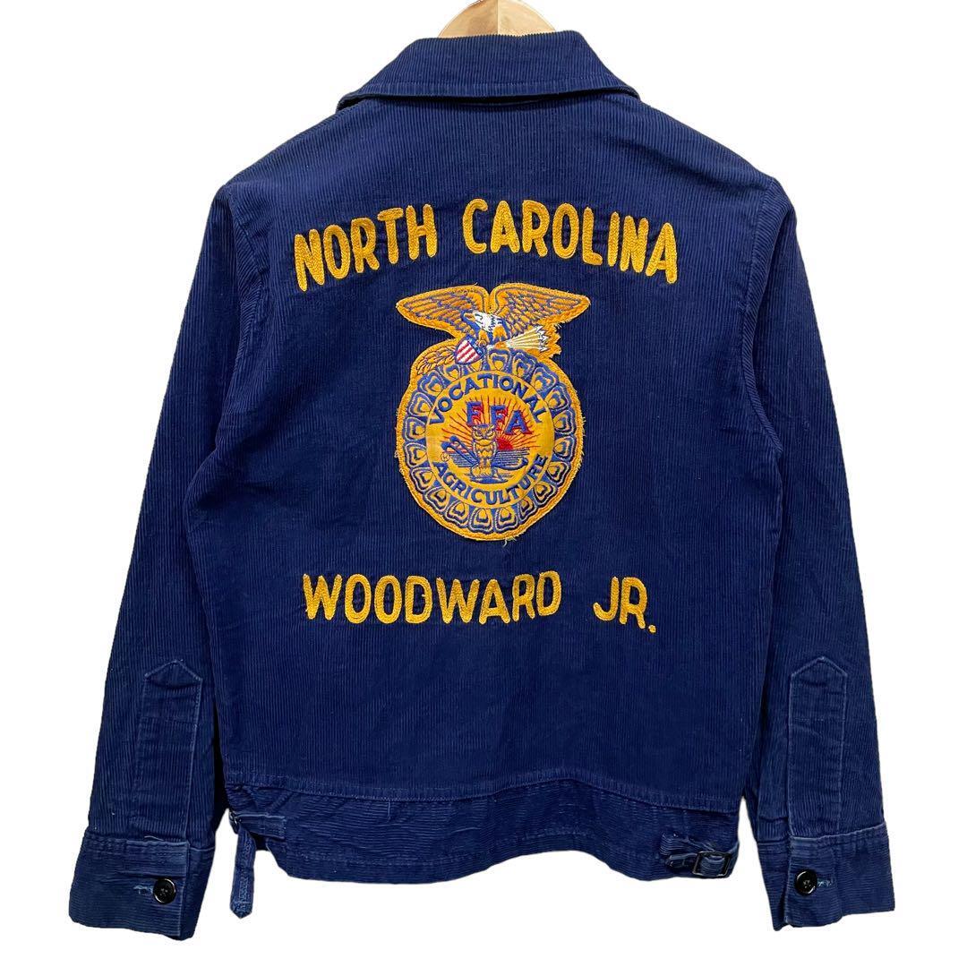 80s ffa jacket vintage コーデュロイジャケット Talon FFA会長】President 50s LOUISIANA FFA Jacket 40相当 棒TALON | ib2