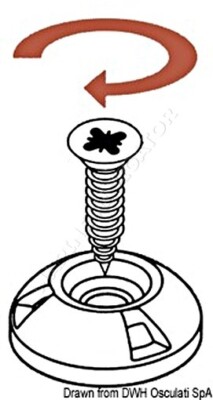 PERFIX Pack of 100 Snap Fasteners White Female Components for Deck Installation