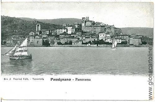 Cartoline paesaggistiche di Perugia da collezione