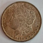 1878-CC Morgan 90% Silver UNC Toned S$1 Dollar Coin 1st Year Issue - Carson City