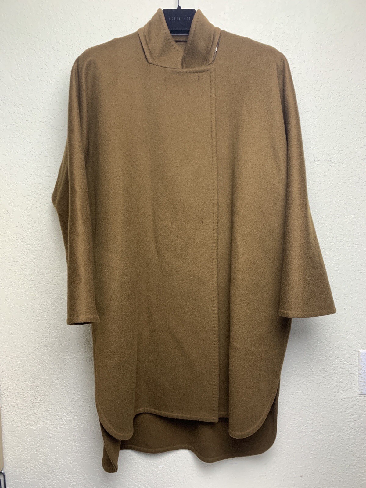 MAX MARA Icon Wool Cashmere Coat HANDMADE Camel Size 2 RARE SILHOUETTE MODERN image 4