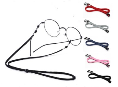 5-Pack Adjustable Eyeglass Neck Cord Glasses Strap Lanyard Holder for Sunglasses