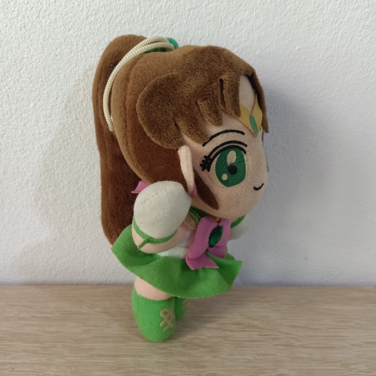 Sailor Moon Super S Sailor Jupiter Plush Doll UFO Banpresto 1996