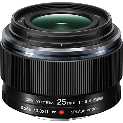 OM System M.Zuiko Digital 25mm F/1.8 II Lens *NEW* *IN STOCK*