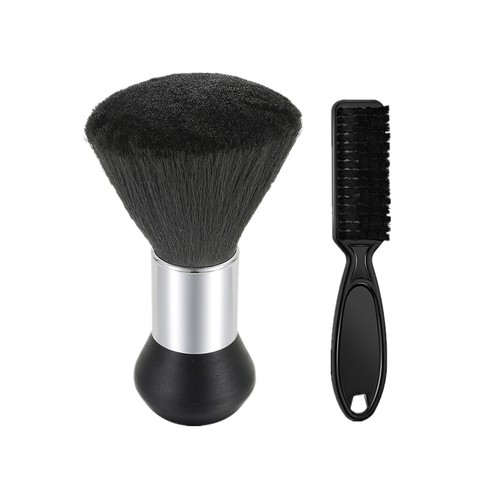 2pcs Neck Duster Brush Barber Hair Blade Clipper Cleaning Brush Hairdressing Set - Picture 22 of 39