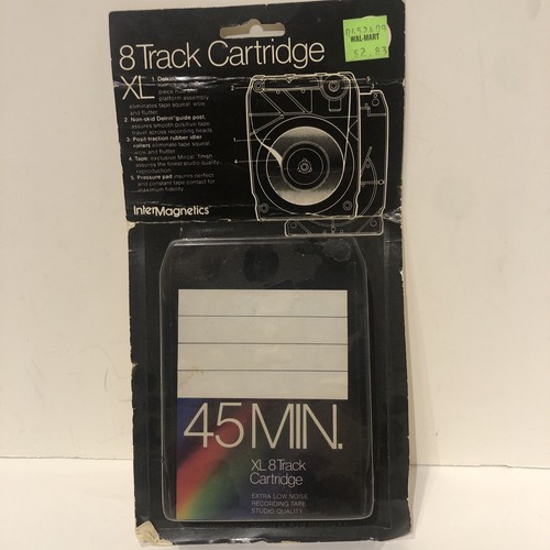 Intermagnetics 8 track cartridge recording tape sealed 45minutes blank - Picture 1 of 4