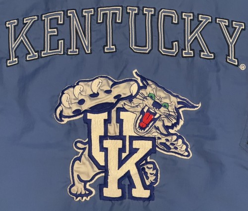 Starter Vtg 90s Full Zip Windbreaker Jacket Kentucky Wildcats UK Men's Small - Picture 9 of 10
