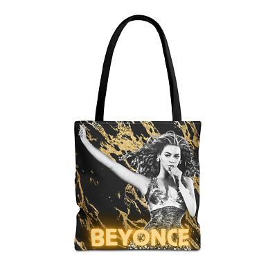 Beyonce 16x16in Tote Bag (5 color handle options) Cotton handle, Music ...