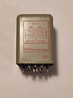 New Vintage UTC A-21, A21 Audio Transformers (Div. Of TRW), NOS. 