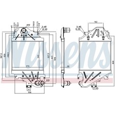 Ladeluftkühler Turbokühler LLC NISSENS für Renault Clio II BB_ CB_ SB0/1/2_