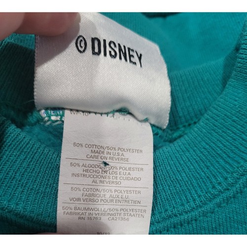 Vintage Disney Minnie Mouse Girls Sweatshirt Graphic Crew Neck Kids 10/12 #R - Picture 5 of 7