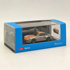 Master 1/64 Reins Porsche 930 Black Bird 2024 HEC Gulf Diecast Car Model Limited