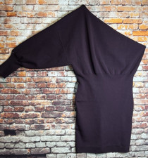 Express One Arm Dress Size XL Purple Knit Knee Length Party Dance Winter