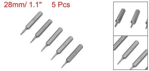 Torx Bits Set 5pcs 5/32 Inch Hex Shank T2 T3 T4 T5 T6 Screwdriver Bit Set - Picture 4 of 4