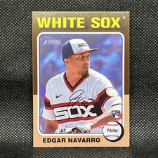 Edgar Navarro 2024 Topps Heritage #362 RC Rookie Card Chicago White Sox