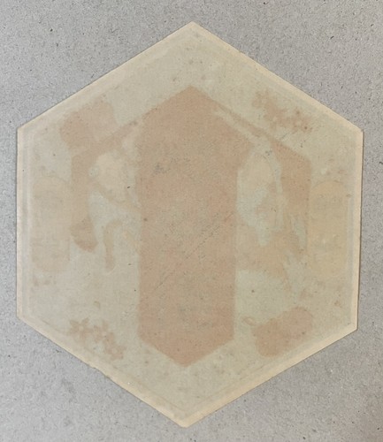 NUR ETIKETT! original Feuerwerkskörper Etikett sechseckig - Bild 2 von 2