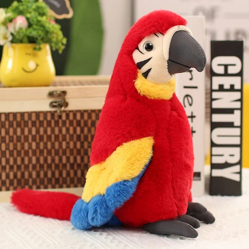 25CM Parrot Plush Toys Soft Wild Stuffed Bird Doll Children Kids Gift Home Decor - Bild 27 von 28