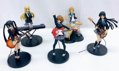 Banpresto SQ Figure K-ON! Yui, Ritsu, Mio, Tsumugi & Azusa Set of 5