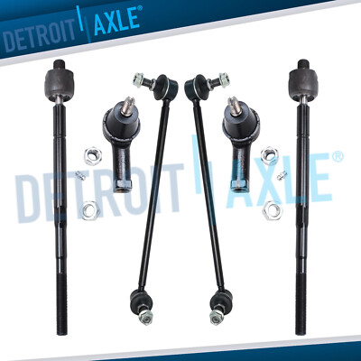 Brand New 6pc Complete Front Suspension Kit for 2003-2008 Hyundai Tiburon