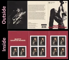 Canada 3314a Buffy Sainte-Marie P booklet 10 MNH 2021