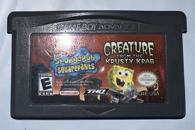 SpongeBob SquarePants: Creature from the Krusty Krab (2006) GBA - Cartridge Only