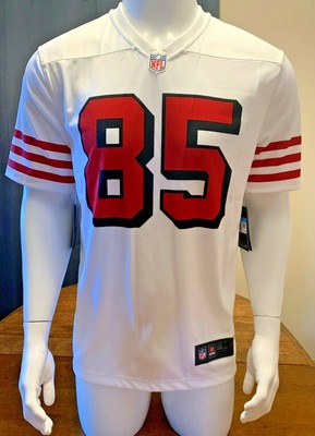 george kittle white color rush jersey