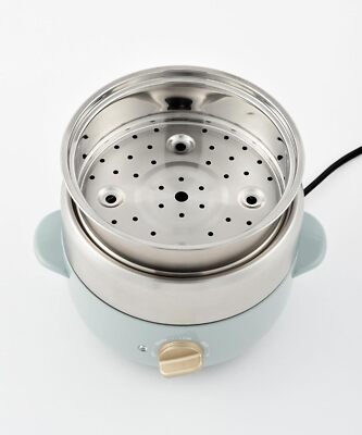 BRUNO Compact Multi-Grill Pot White Electric Pot For 1-2 Person