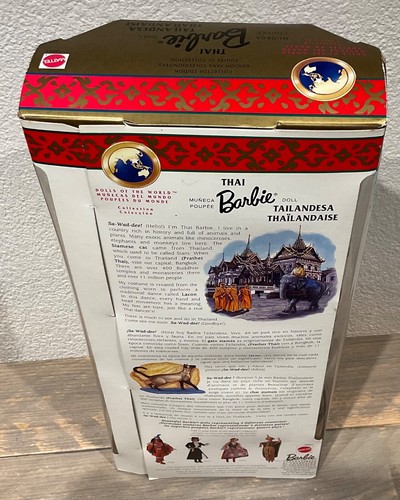 1997 Dolls of the World Thai Barbie NRFB Thailand - Picture 6 of 7
