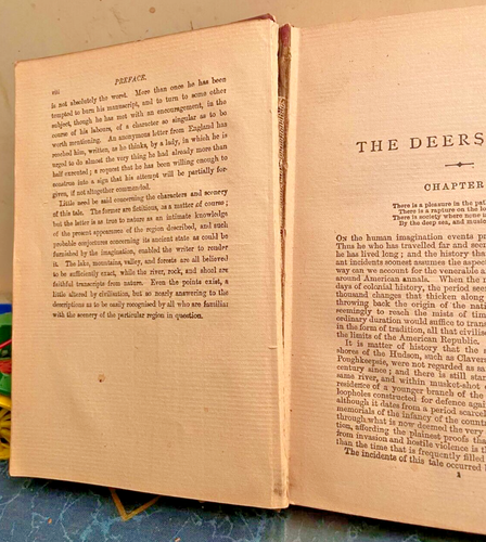 The Deerslayer J. Fenimore 1897 Cooper Lupton Publishing 422 Pages - Imagen 3 de 7