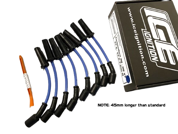 ICE PRO 100 9mm Spark Plug Leads V8 Holden Commodore 99-07 VTII VZ 5.7L + Shield - image 2 of 4
