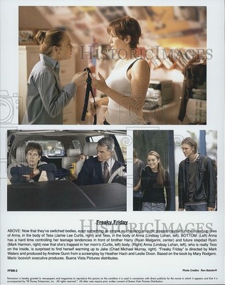 2003 Press Photo "Freaky Friday" Jamie Lee Curtis, Lindsay ...